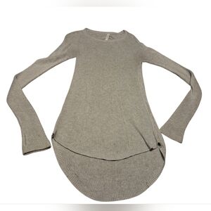 Women’s Lululemon Size 12 Gray Cabin Yogi Long Sleeve Tunic Sweater